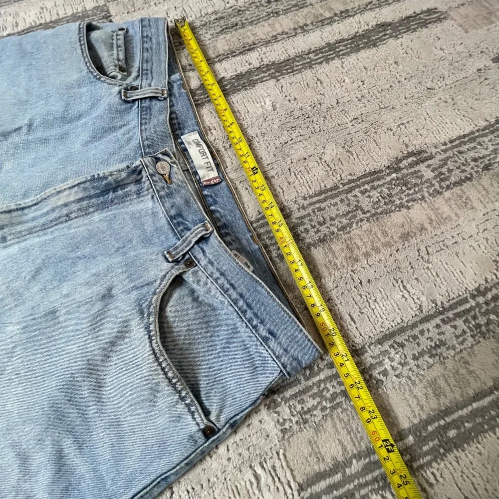 Vintage‎ Levis 560 Comfort Fit Jeans Mens 42x32 Light Wash Baggy Tapered Blue